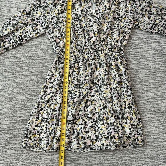 NWT THEORY Gathered Shirt Dress in Floral Silk Crepe XL - Picture 10 of 15